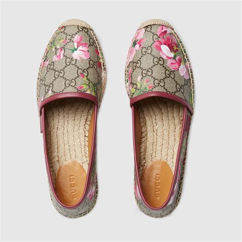 gucci floral espadrilles|gucci espadrilles wedges pink.